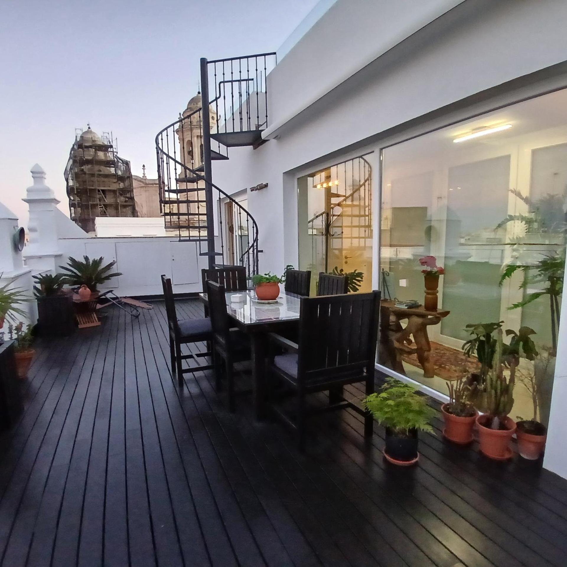 ***** Attic With Impressive Views And Jacuzzi Apartment Кадис Екстериор снимка